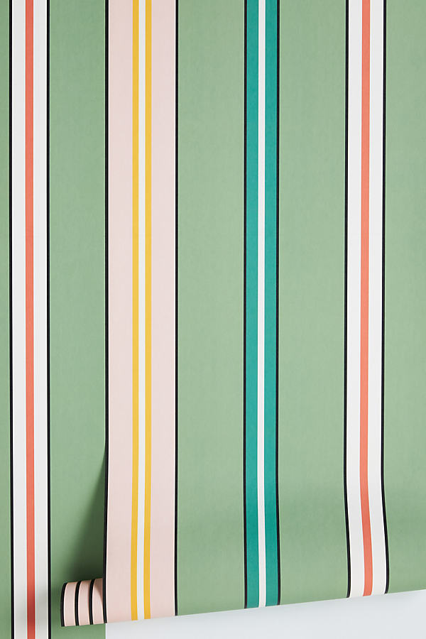 Ottoline Sporty Stripes Wallpaper In Assorted