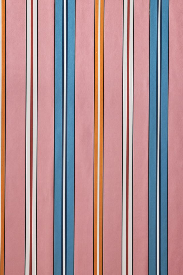 Ottoline Sporty Stripes Striped Blue Wallpaper #2