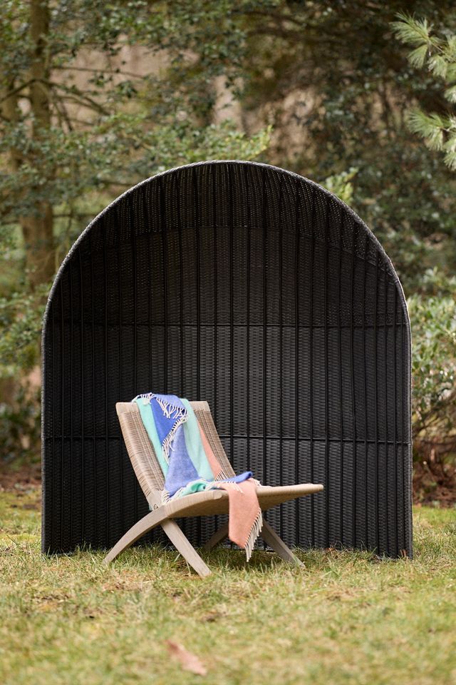 Recycled Rattan Outdoor Screen #1
