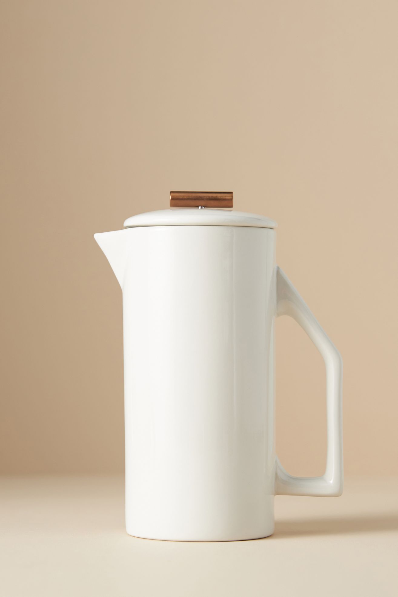 Yield Ceramic French Press - Cream, One Size