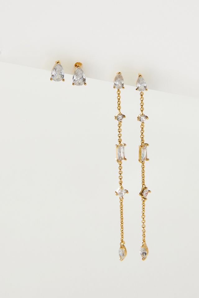 Linear Drop Earrings #2