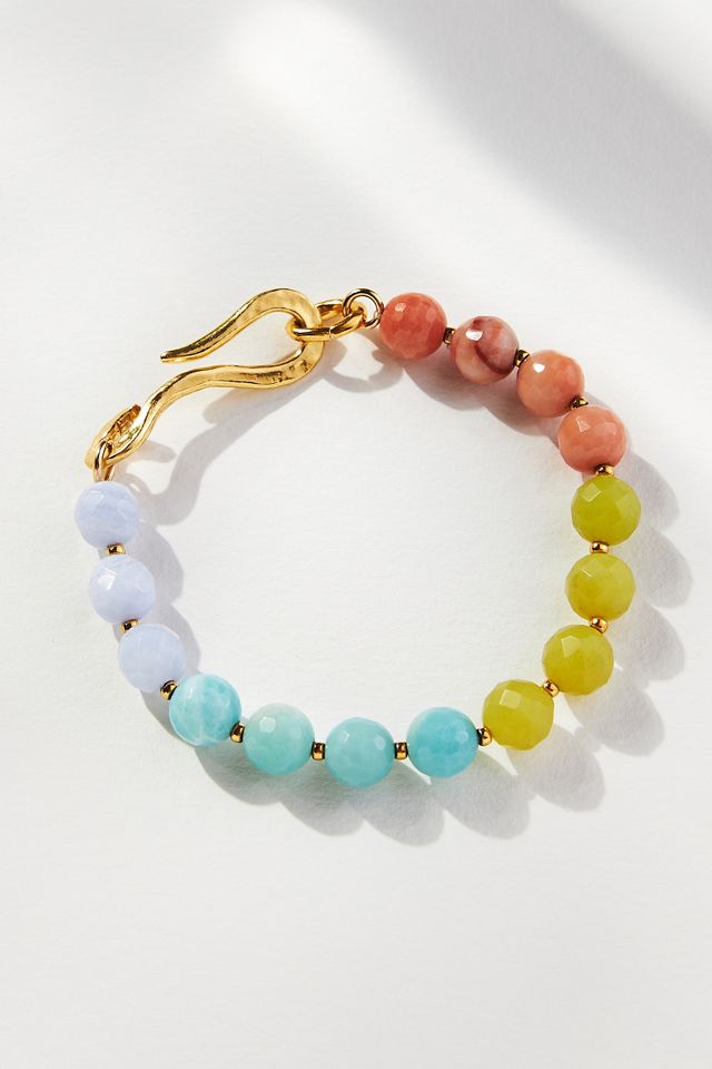 Chan Luu 18k Gold Ombré Beaded Bracelet #1
