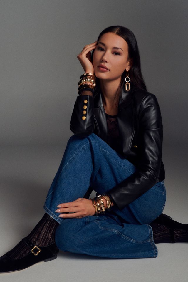 Wavy Bangle Bracelet #4