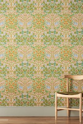 Morris & Co. Blackthorn Wallpaper | AnthroLiving