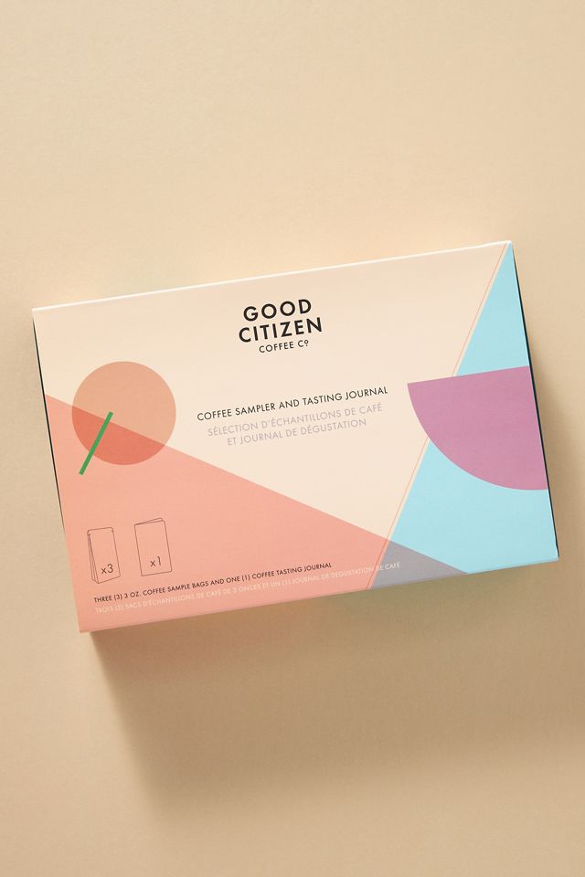 Good Citizen Coffee Sample & Tasting Notes Journal Gift Set #1