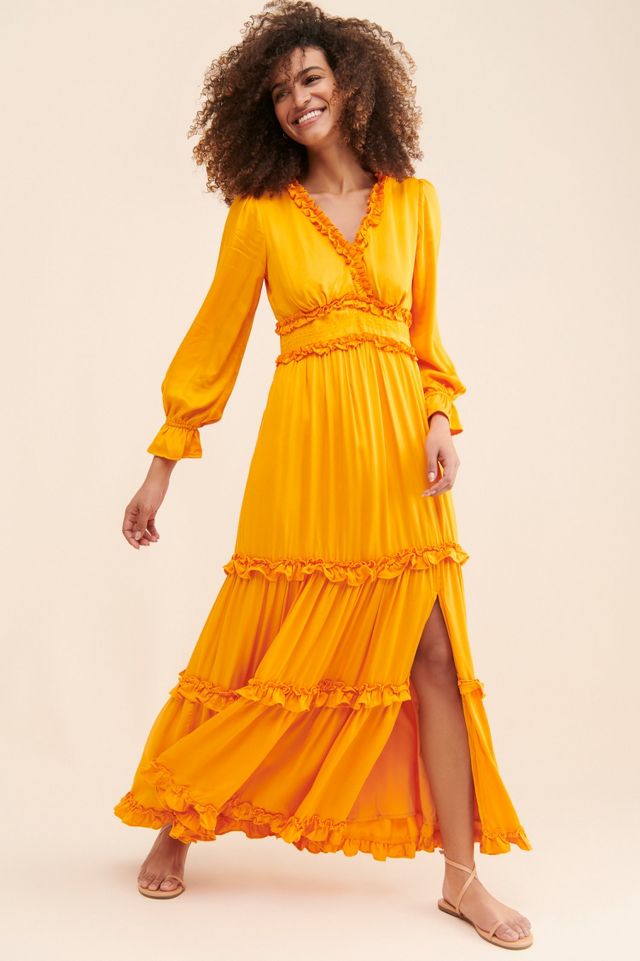 BTFL-LIFE Ruffle Maxi Dress | Anthropologie