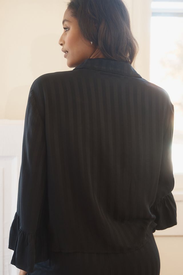 By Anthropologie Ruffle Pajama Top #1