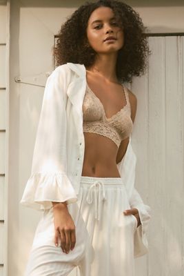 By Anthropologie Ruffle Pajama Top