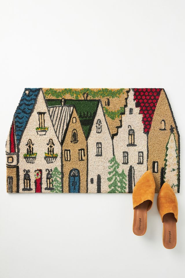 Holiday Village Doormat