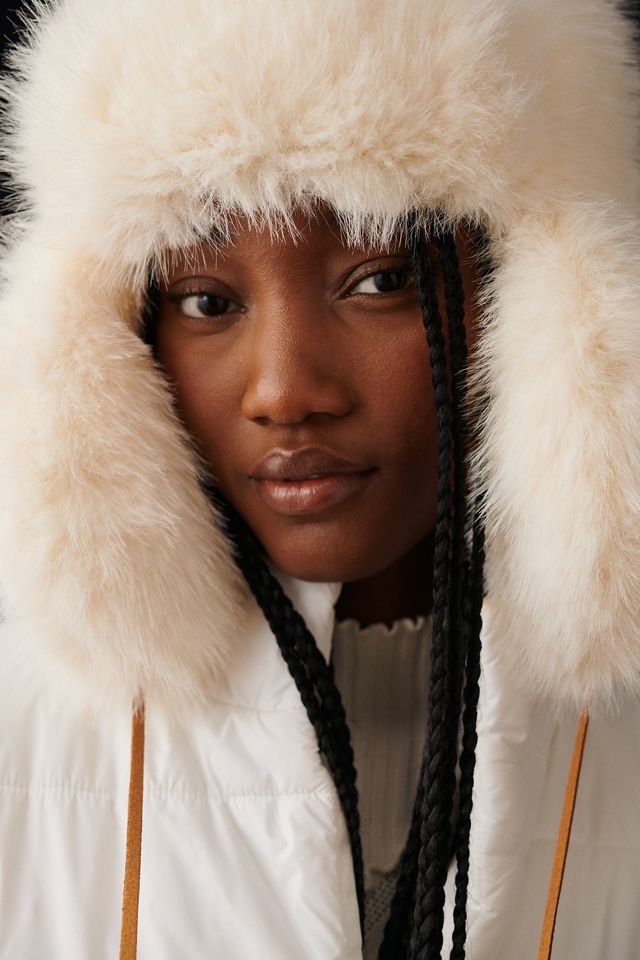 Oversized Faux Fur Trapper Hat #2