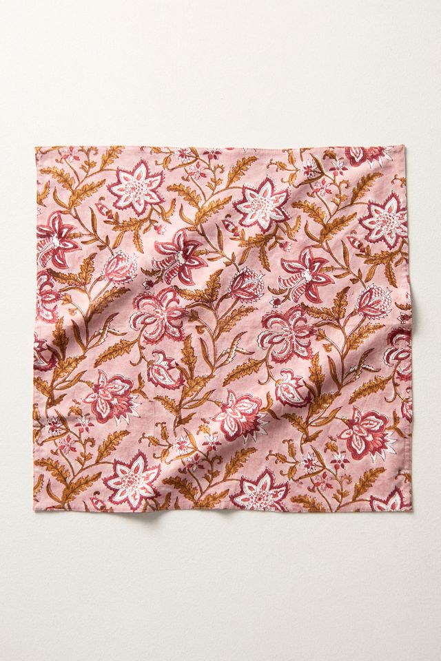 Starflower Cotton Napkins, Set of 4 #1