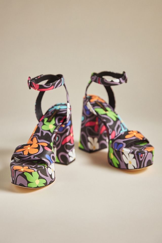Larroudé Olly Flower Heels #1