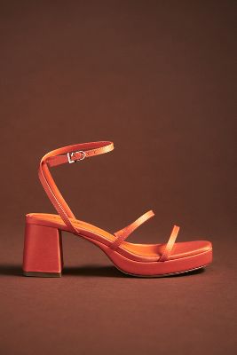 Larroude Larroudé Gio Heels In Orange