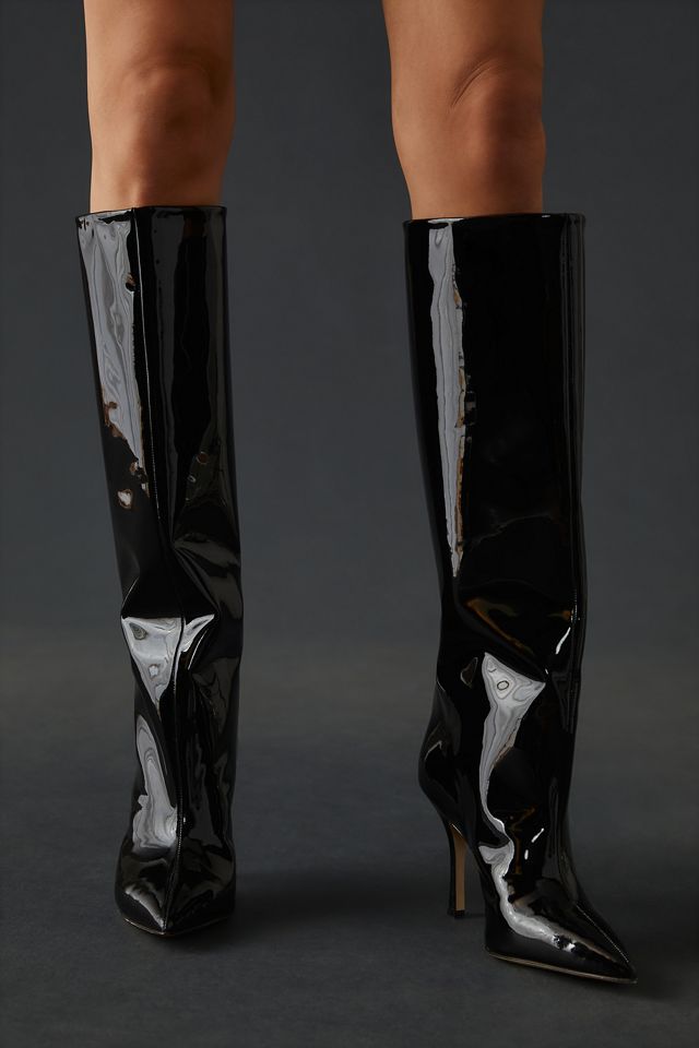 Larroudé Kate Patent Leather Boots #1