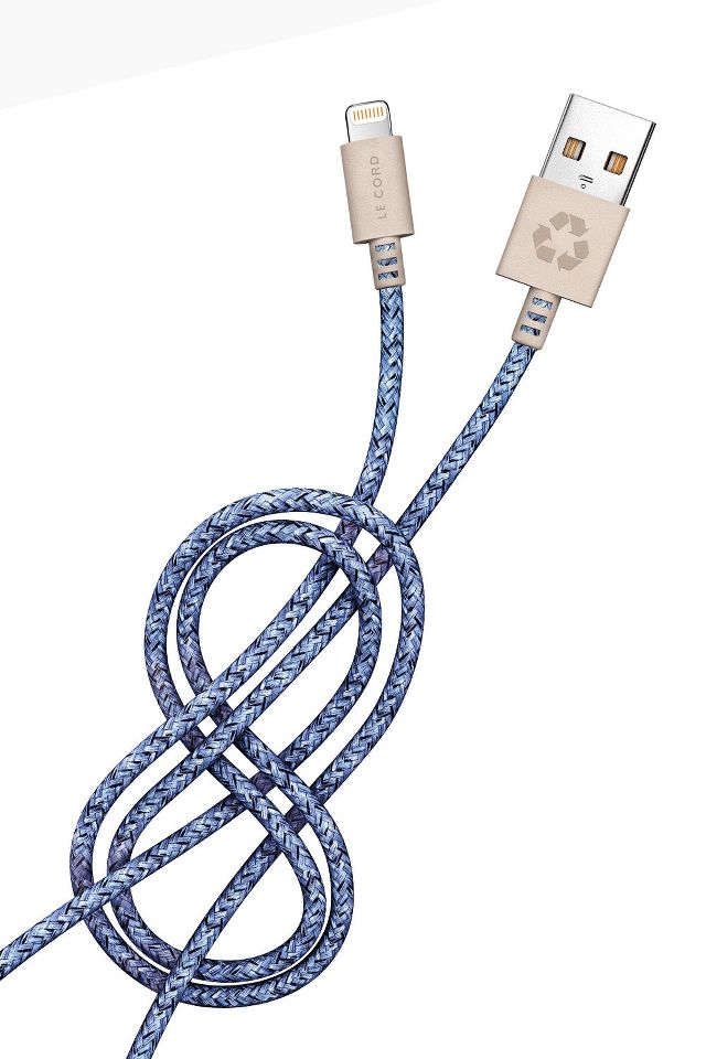 Le Cord Recycled Ocean Plastic iPhone Lightning Cable