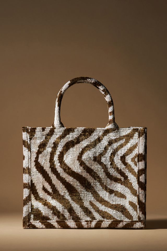 Wolf & Willa Zebra Tote #1