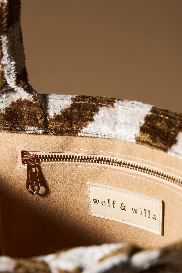 Wolf & Willa Zebra Tote #2