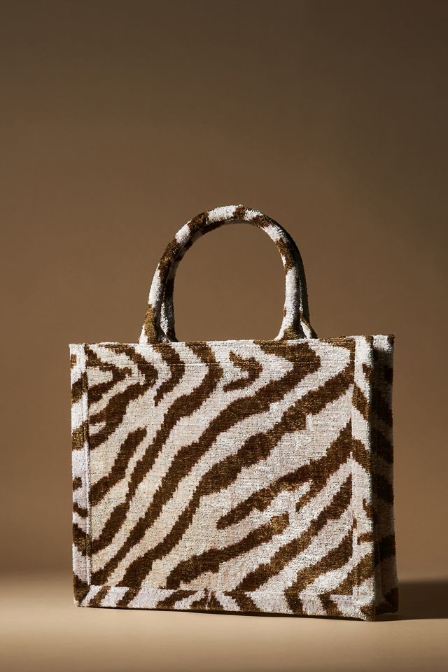 Wolf & Willa Zebra Tote