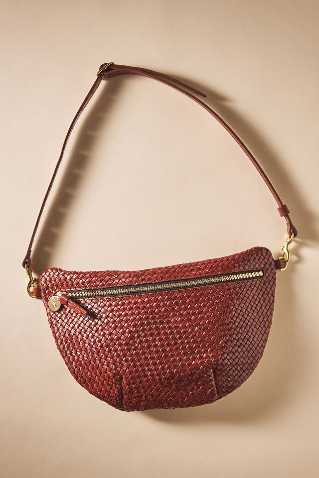 Clare V, Bags, Clare V Grand Woven Fanny Pack In Toffee