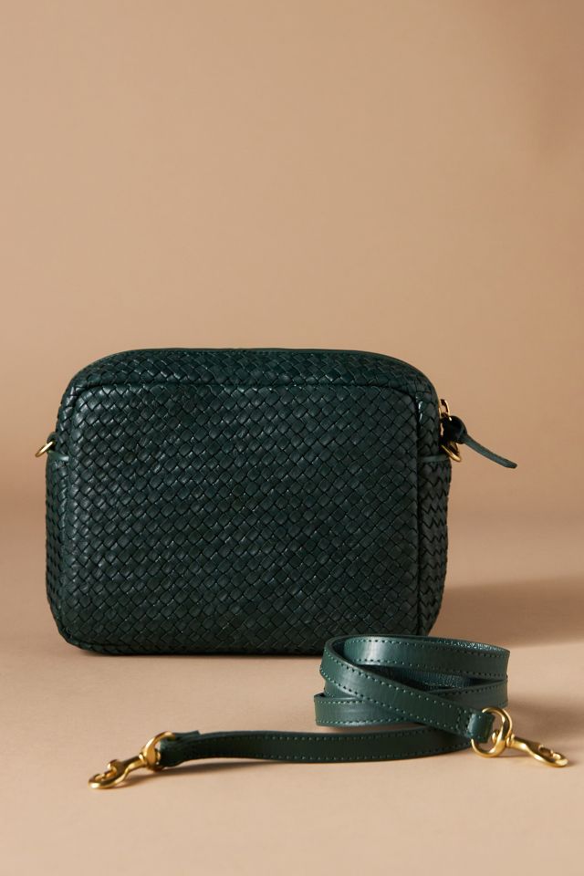 Clare V. Midi Sac Python Embossed Leather Crossbody Bag, $325