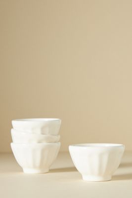 Shiny Mini Latte Bowls, Set of 4