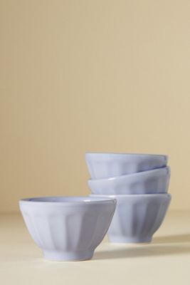 Shiny Mini Latte Bowls, Set of 4