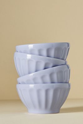 Shiny Latte Cereal Bowls, Set of 4