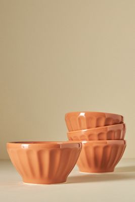 Shiny Latte Cereal Bowls, Set of 4