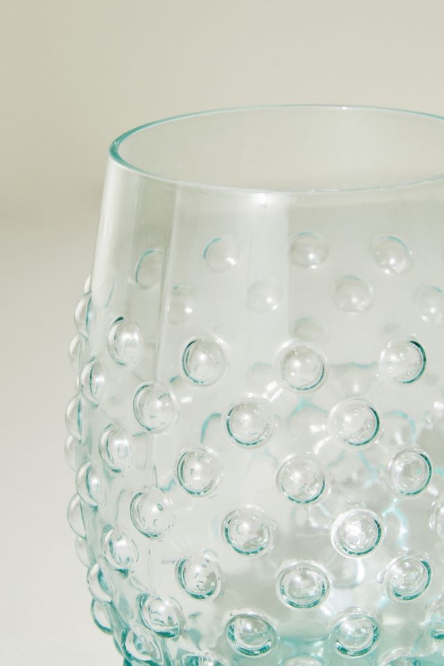 Eva Stemless Hobnail Wine Glasses, Set of 4 #2