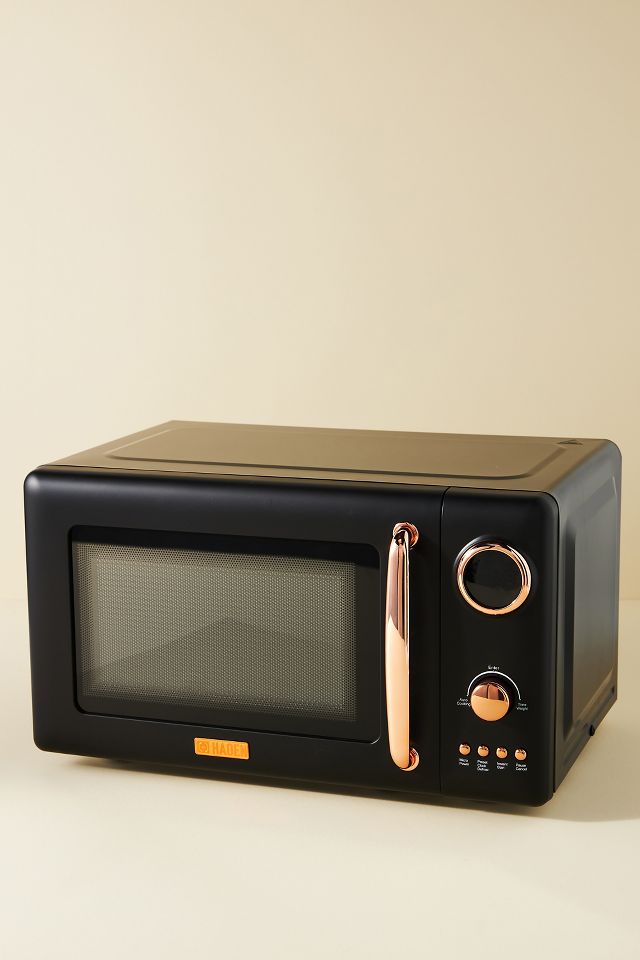 Haden black and store copper microwave