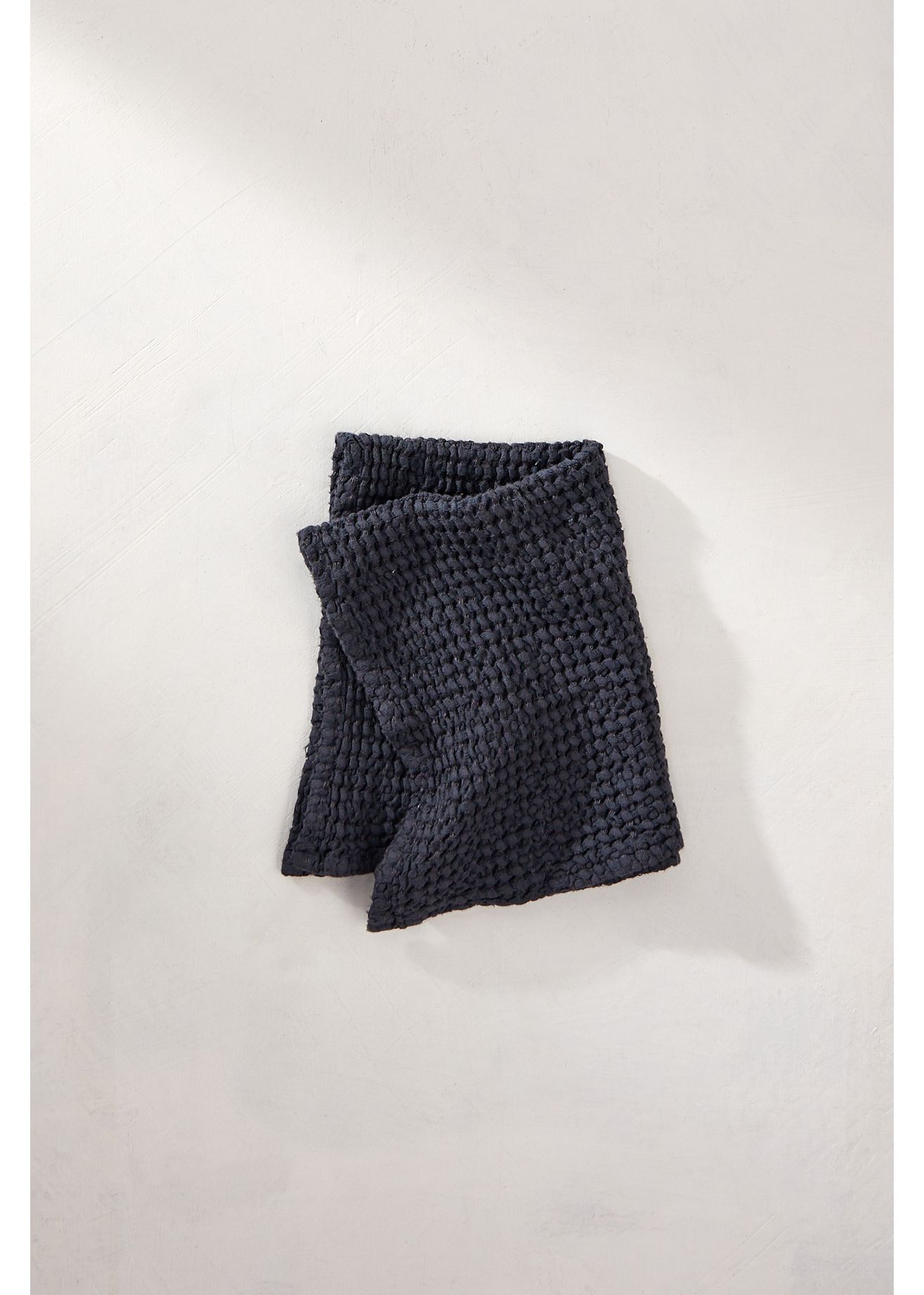 Waffle Weave Hand Towel - Dark Grey, One Size