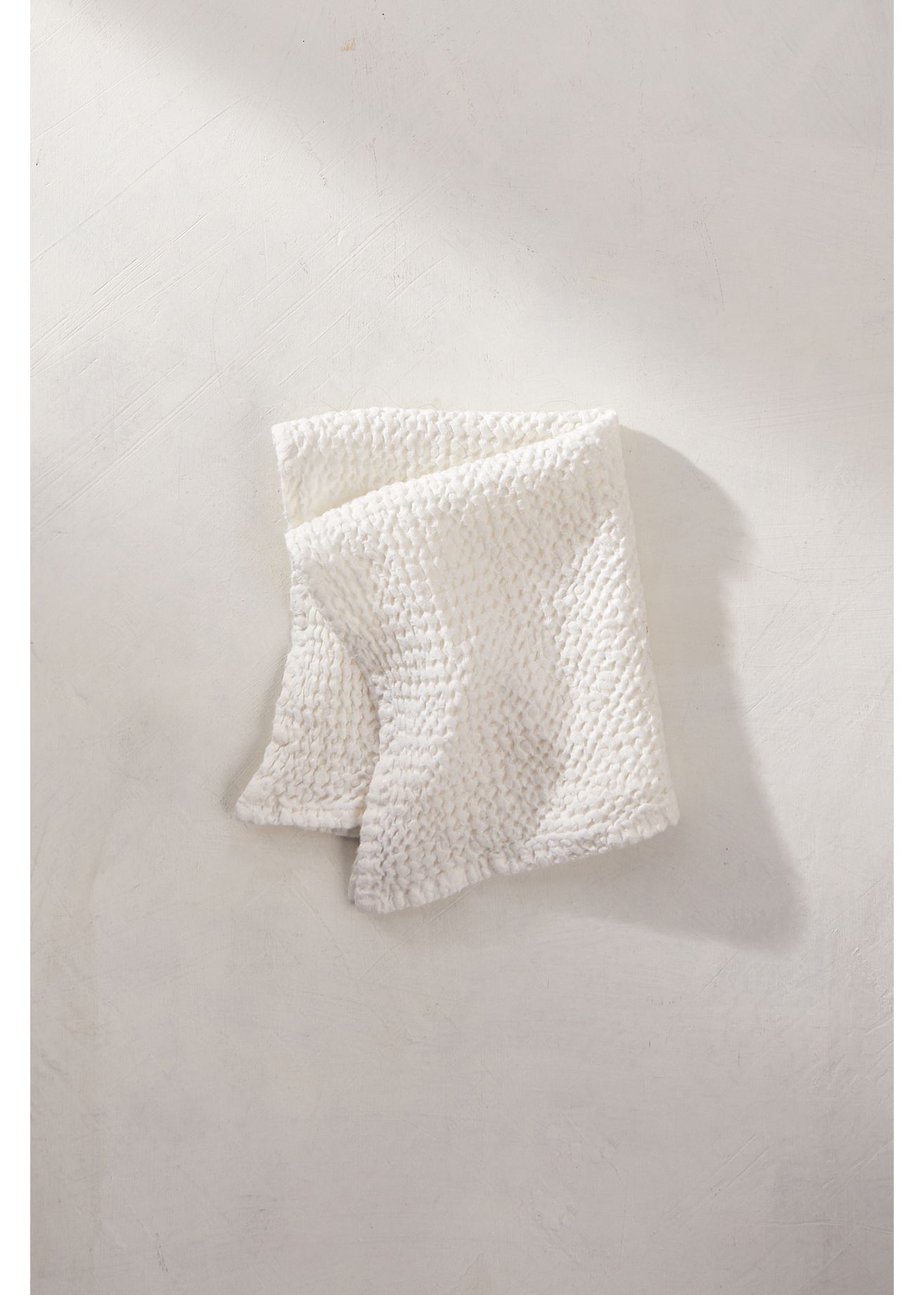 Waffle Weave Hand Towel - White, One Size