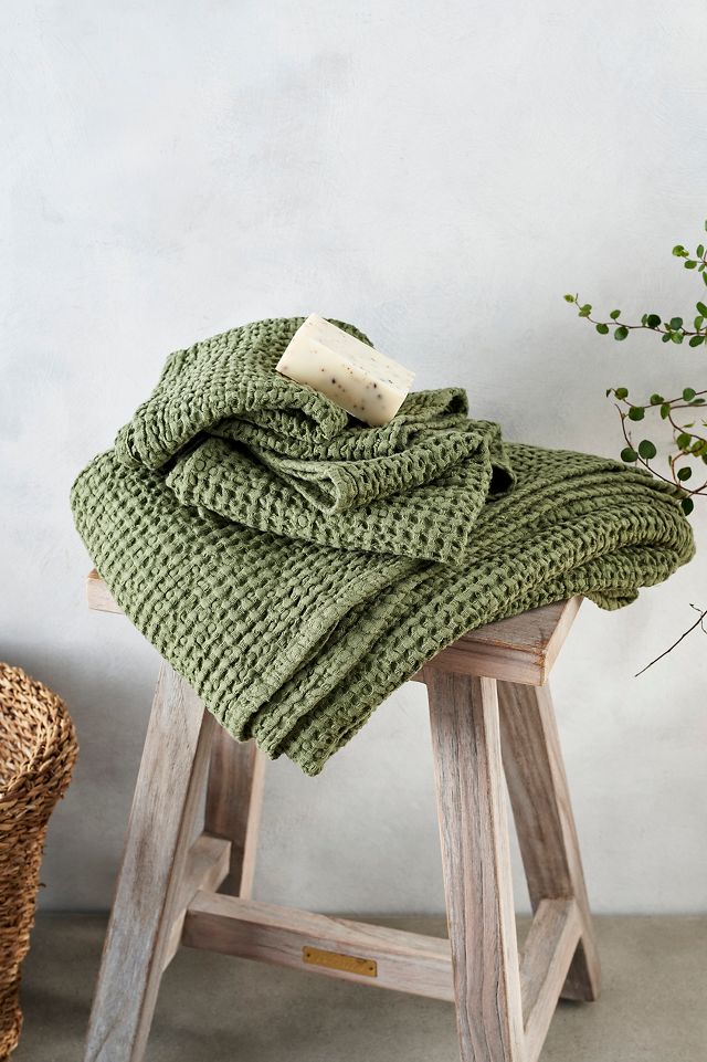 Waffle Weave Bath Towel