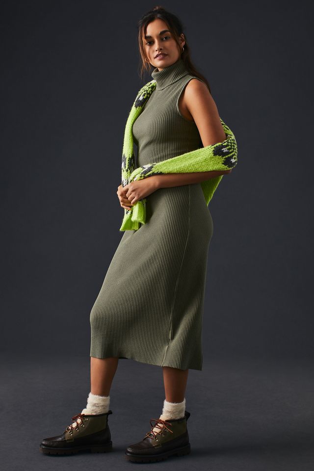 Stateside Luxe Thermal Turtleneck Dress #3