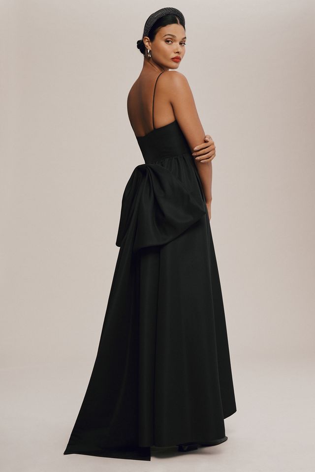 Sachin & Babi Hadley V-Neck Back-Bow Empire Gown #3