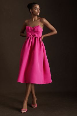 Pink hotsell taffeta dress