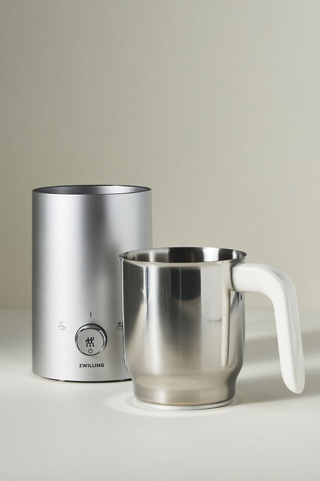 ZWILLING Automatic Electric Milk Frother, Black or Silver on Food52