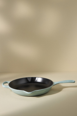 Le Creuset 10.25" Signature Skillet in SEA SALT GREEN