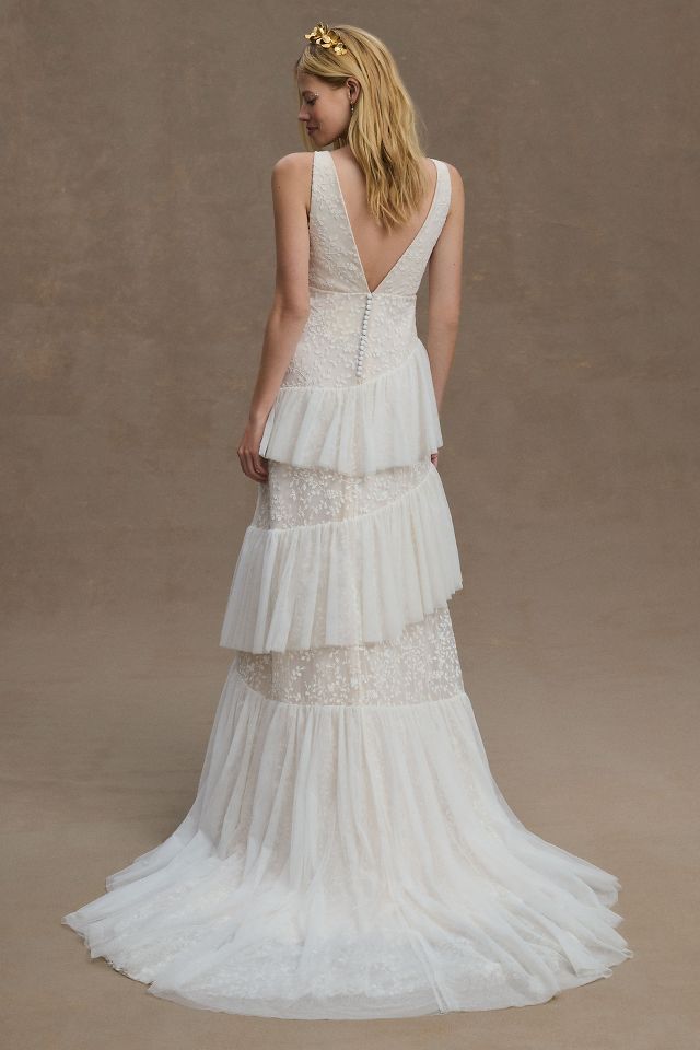 Used anthropologie hot sale wedding dress