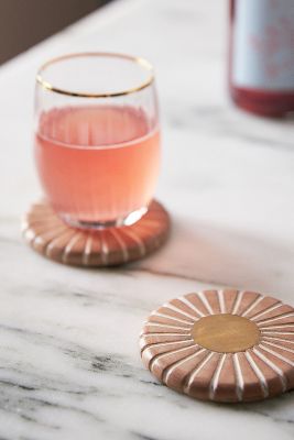 Anthropologie Gulliver Coaster By  In Yellow Size Coasters