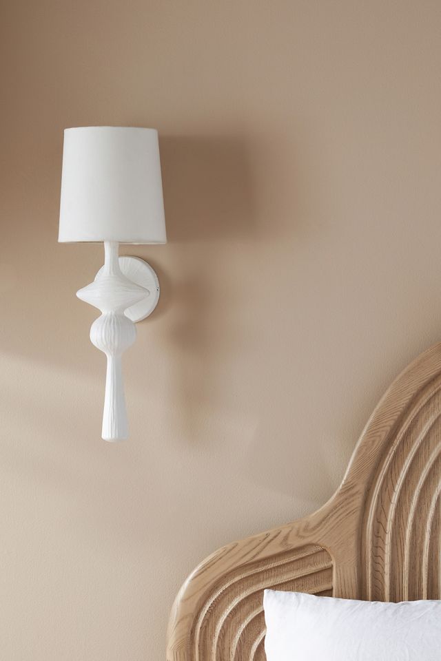 Regina Andrew Linen Totem Sconce Wall Light | AnthroHome