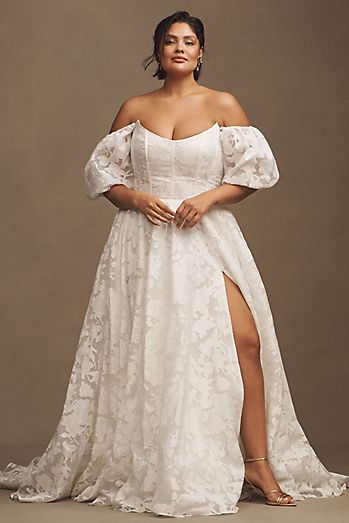anthropologie plus size wedding guest dresses dress neck and beautiful waist applique for a timeless look. Wedding Guest Dress Inspo for