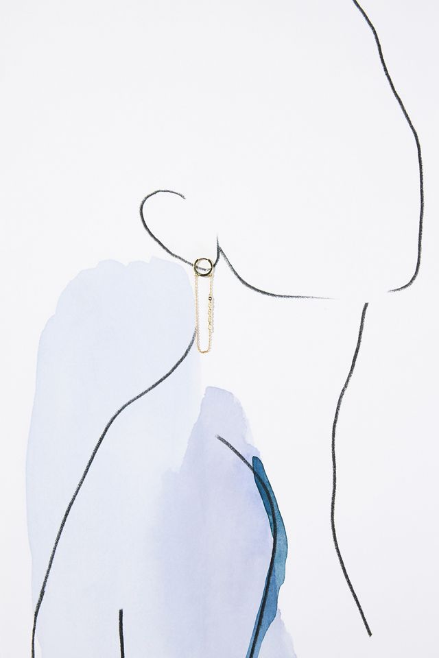 Jennifer Zeuner 14k Gold Mira Earrings #2