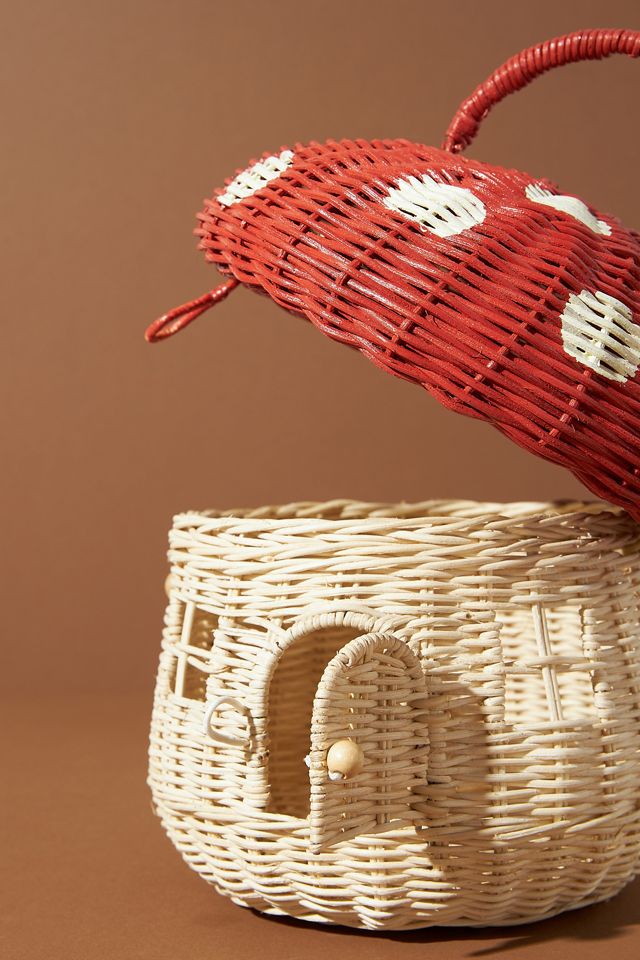 Rattan Mushroom Basket Bag – The Refined Emporium