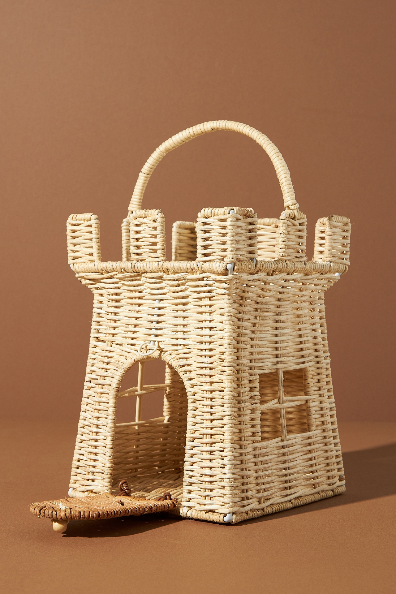 Holdie Folk Rattan Castle Bag