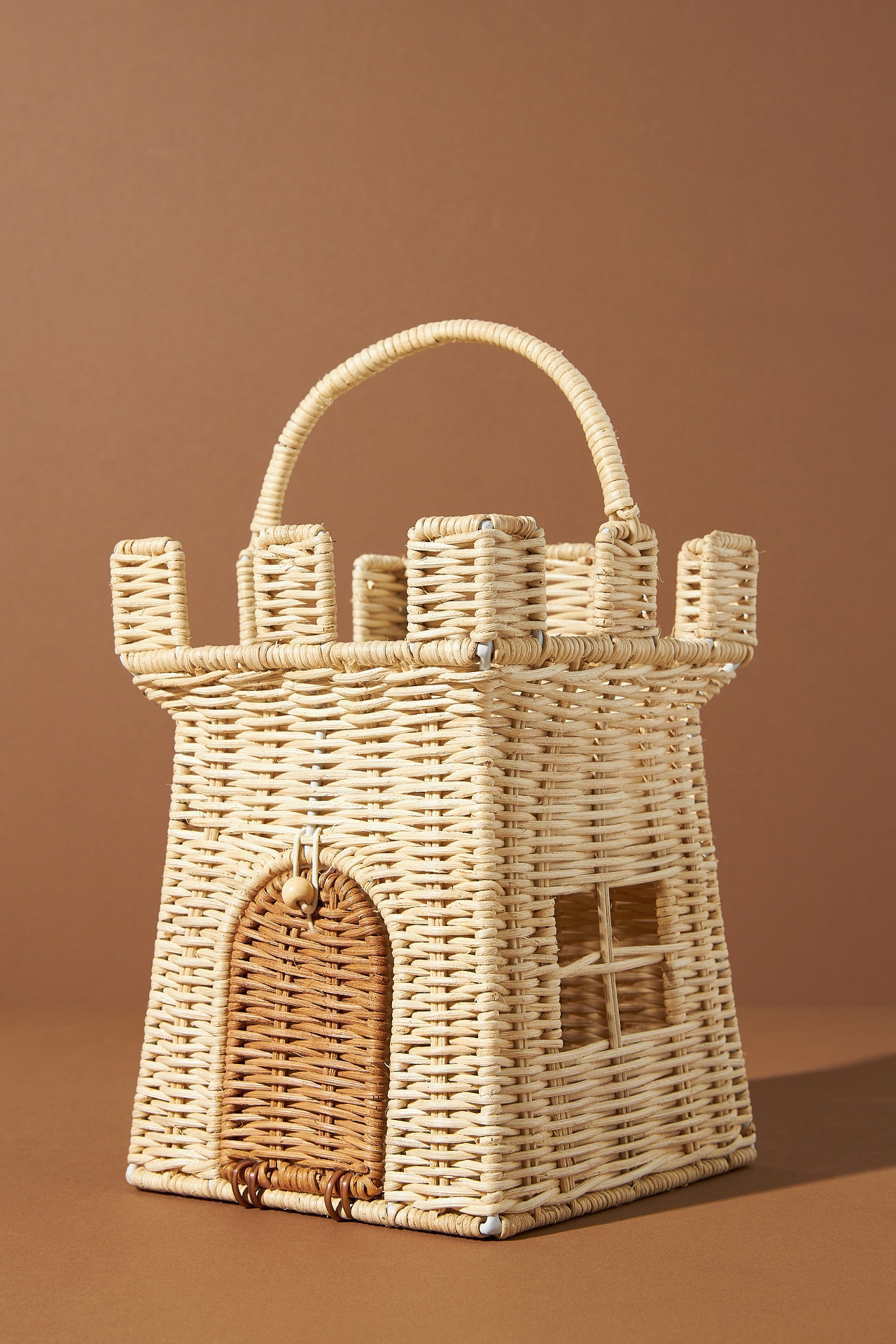 Holdie Folk Rattan Castle Bag