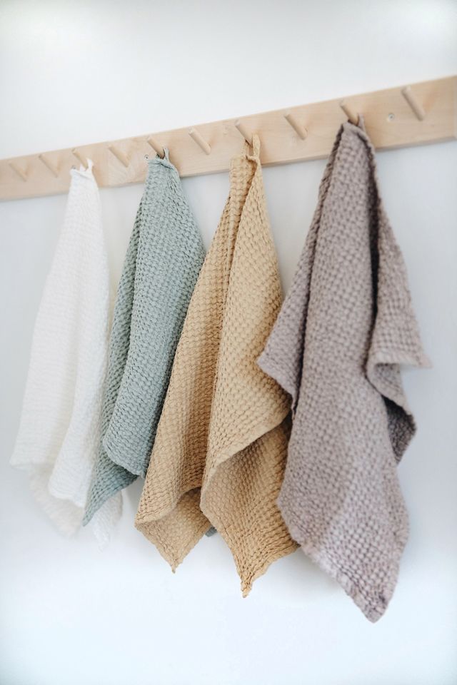 Roan Iris Waffle Hand Towel #2