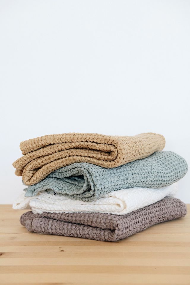 Waffle Towels, Lightweight & Textured