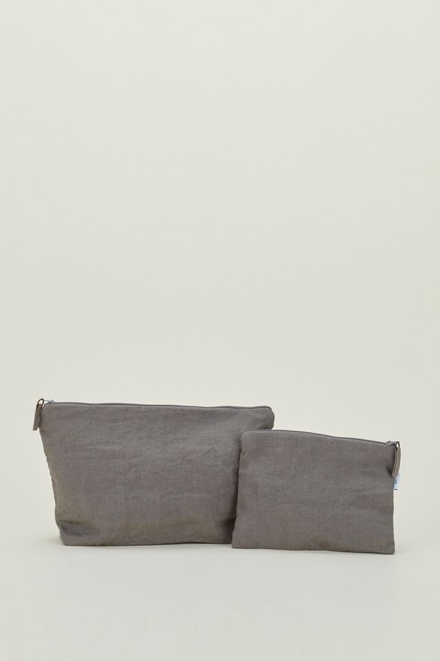 Hawkins New York Simple Linen Accent Pillow in White