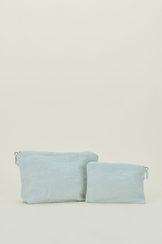 Linen zipper pouch sale